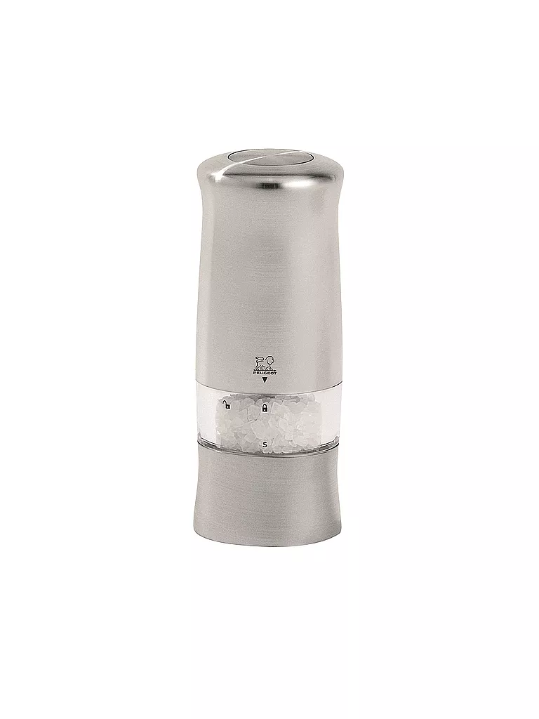 PEUGEOT | Moulin à sel électrique "Zeli" 14cm (Chrome mat) | silber