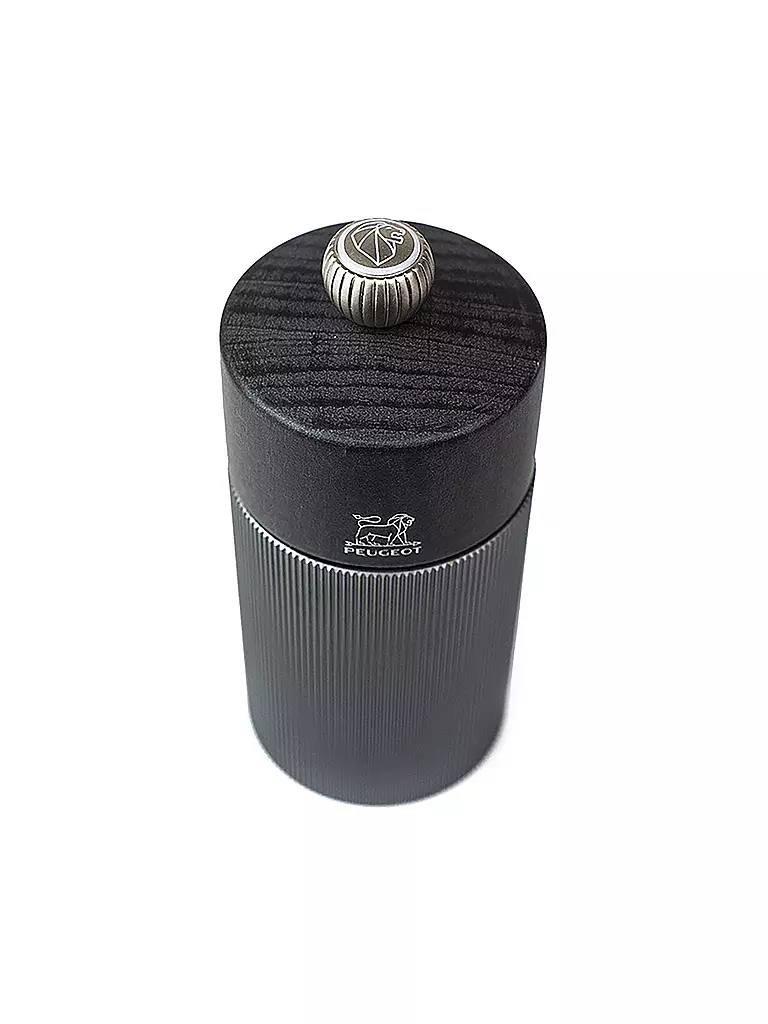 PEUGEOT | Moulin à sel 18cm LINE Alu / Gris Carbone | Gris