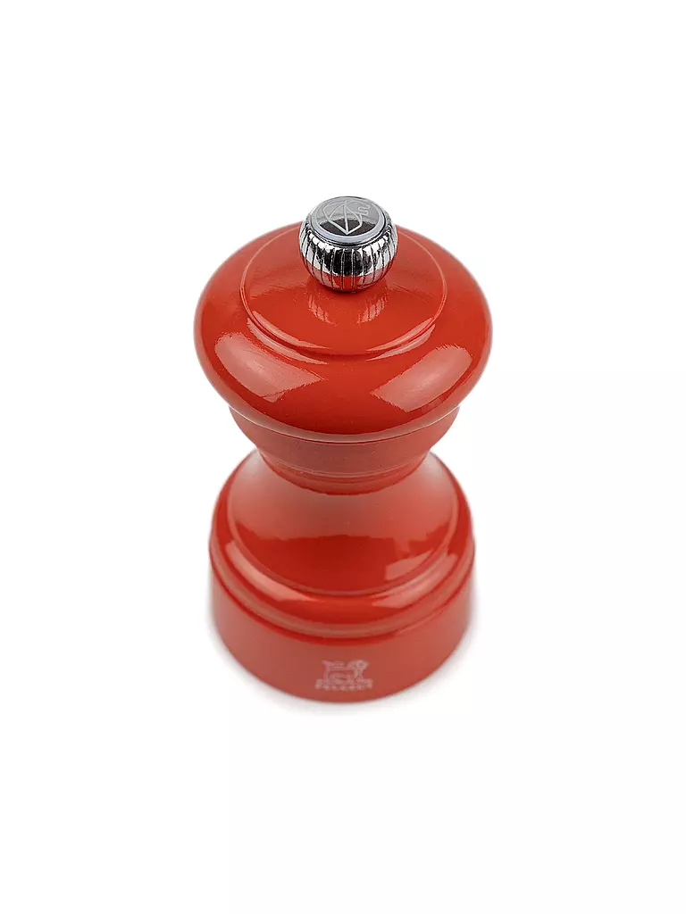 PEUGEOT | Moulin à sel BISTRORAMA 10cm hêtre/terre cuite | Orange