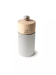 PEUGEOT | Moulin à sel manuel Line 12cm Alu/Hêtre | Beige