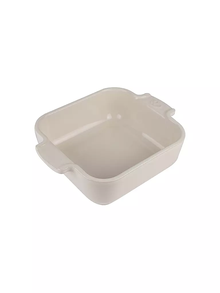 PEUGEOT | Plat à gratin carré en céramique Appolia écru 13x13cm | Blanc