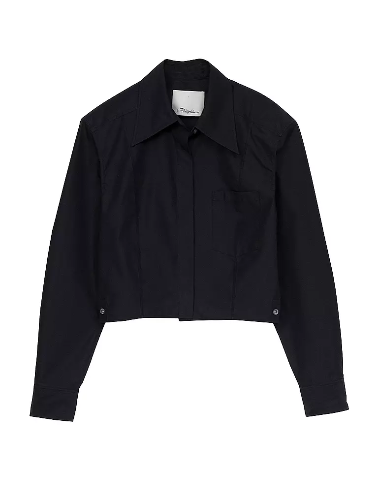 PHILLIP LIM | Blouse coupe courte | dunkelblau