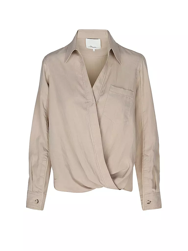 PHILLIP LIM | Blouse portefeuille | Beige