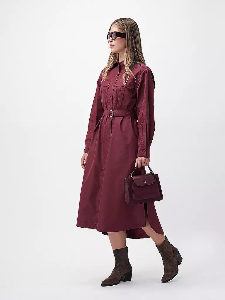 PHILLIP LIM | Maxi robe | dunkelrot