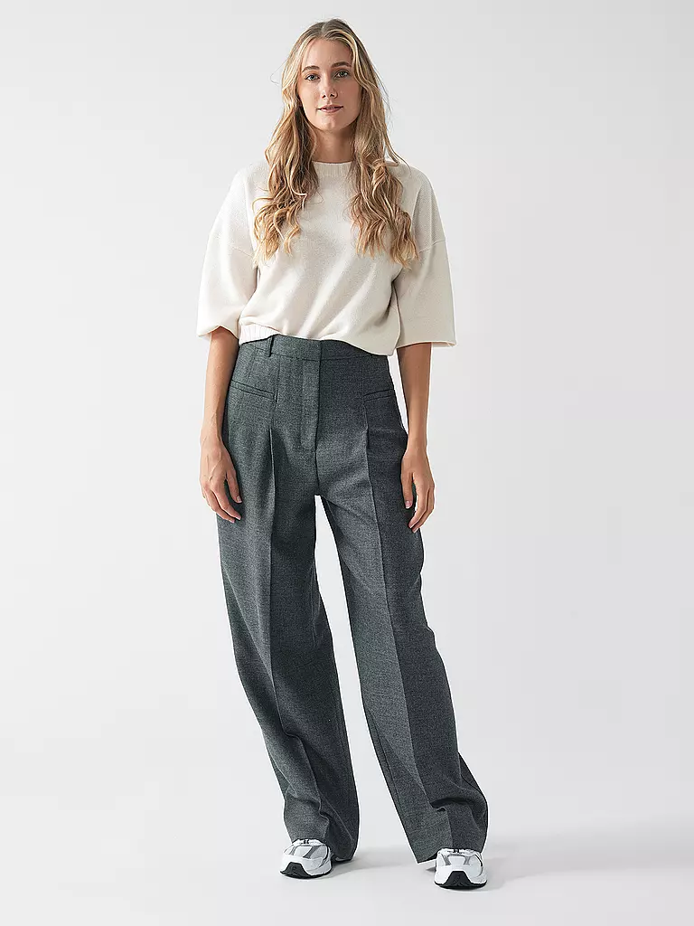 PHILLIP LIM | Pantalon Jambe Large | grau