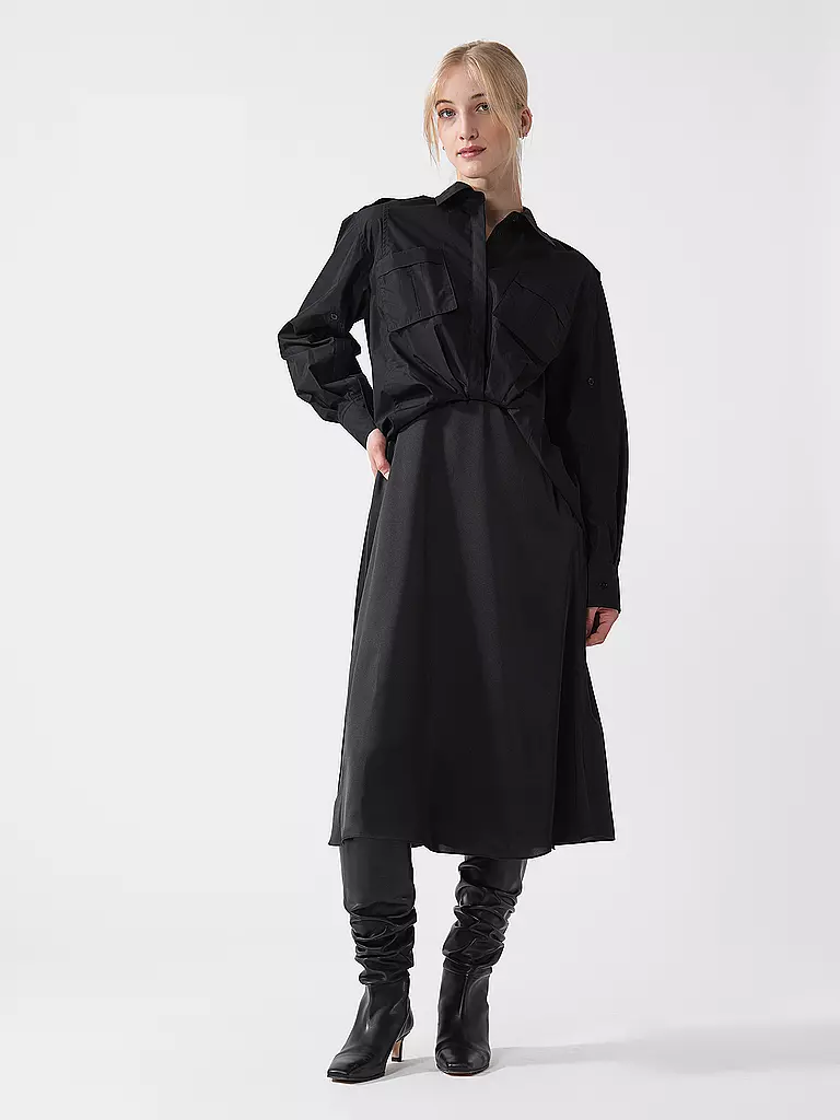 PHILLIP LIM | Robe midi | schwarz