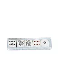 PIATNIK | Dés à poker 5 pièces | Blanc