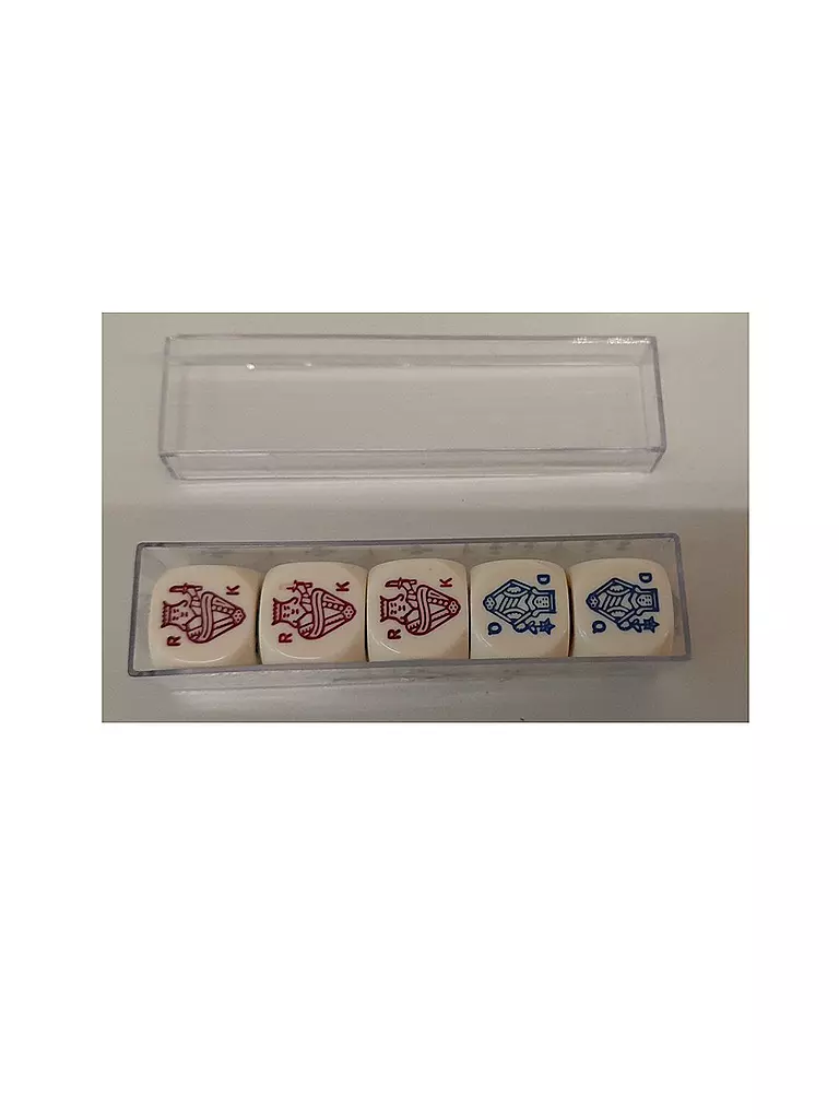 PIATNIK | Dés à poker 5 pièces | weiss