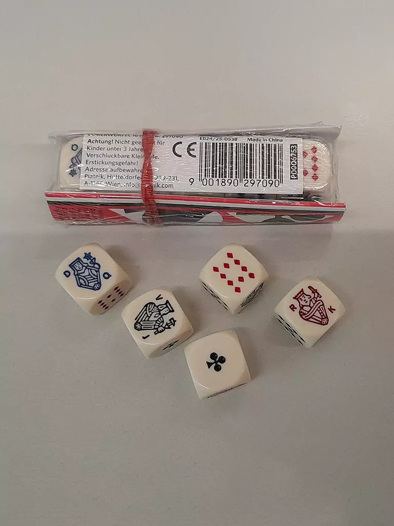PIATNIK | Dés à poker 5 pièces | 