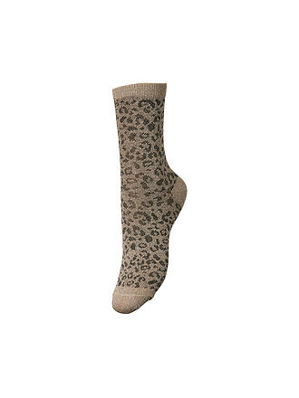 PIECES | Chaussettes PCSEBBY taupe gray / black