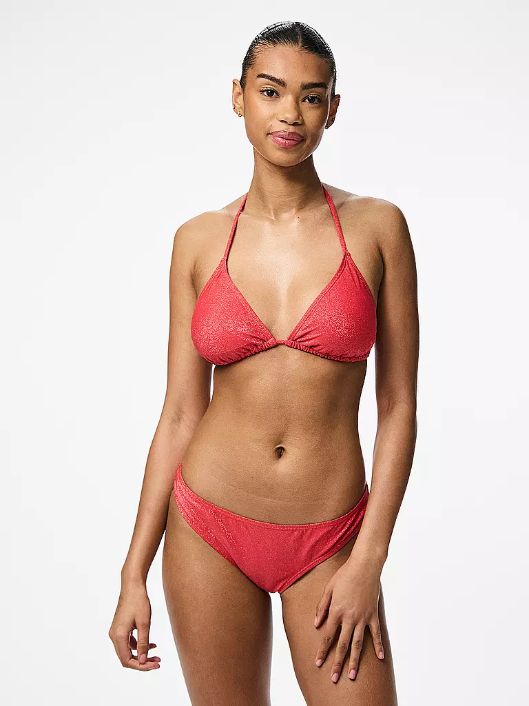 PIECES | Bikini Oberteil PCLAOMI | rot