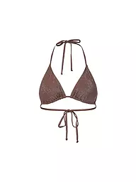 PIECES | Bikini Oberteil PCLAOMI | Marron