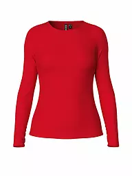 PIECES | T-shirt à manches longues PCRUKA | Rouge