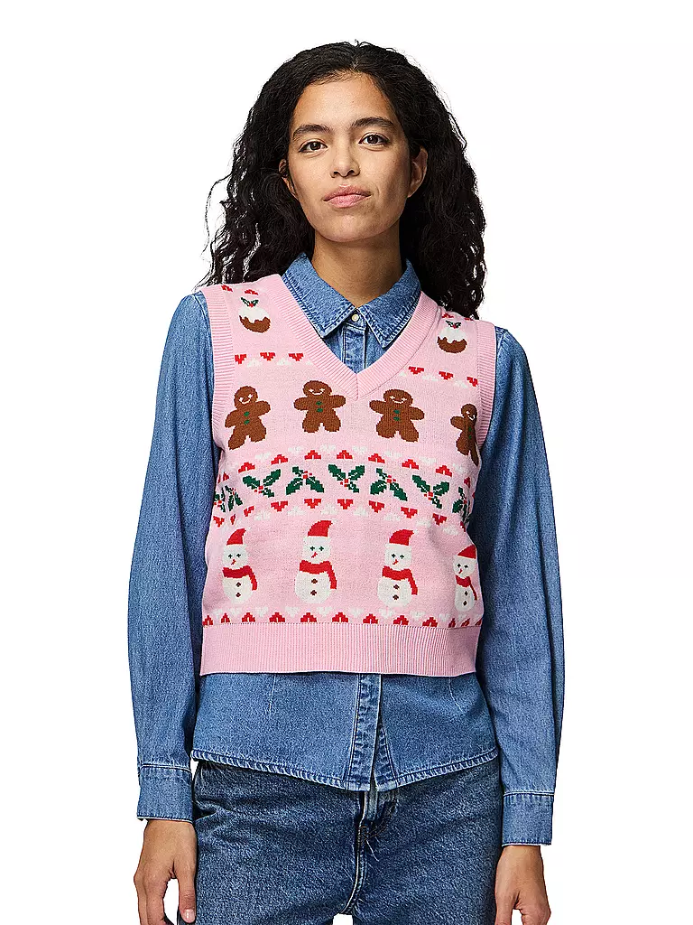 PIECES | Pullunder PCJOLLY XMAS | Rose