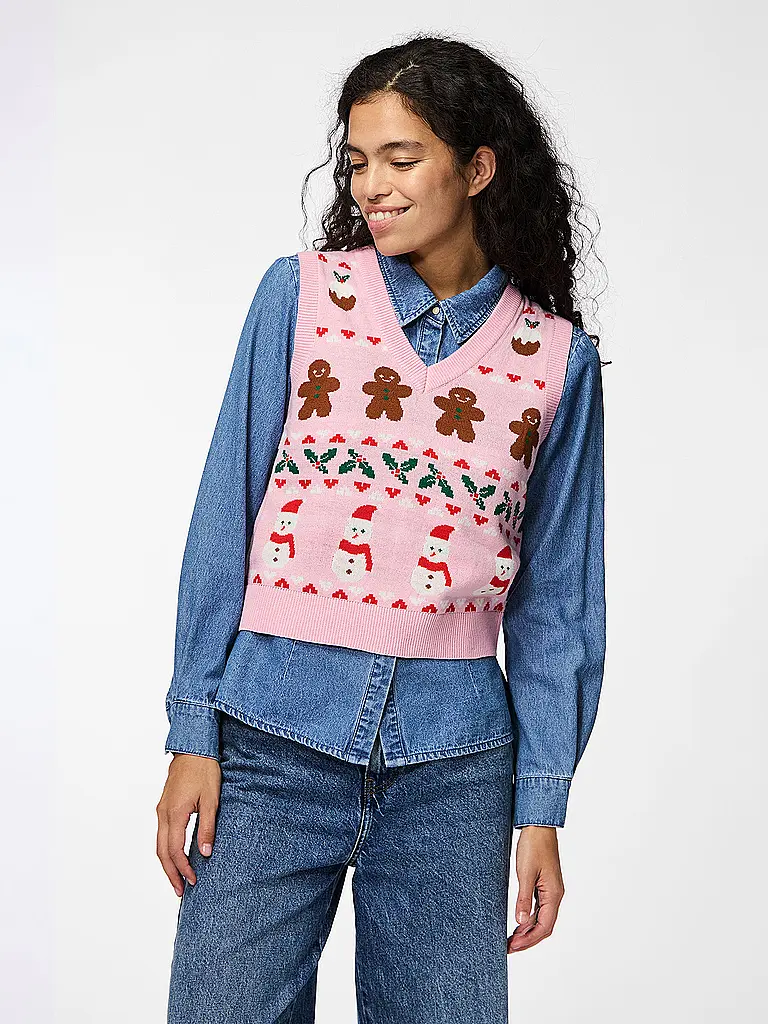 PIECES | Pullunder PCJOLLY XMAS | Rose