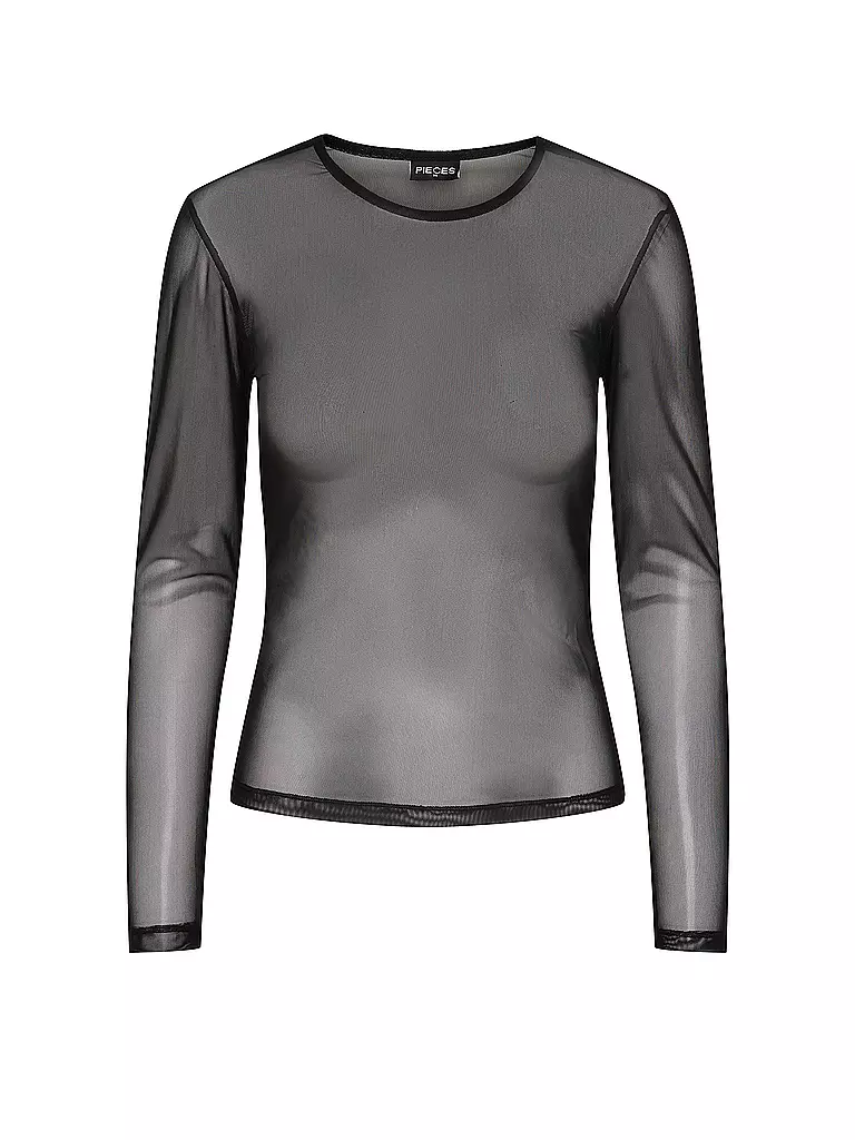 PIECES | T-shirt à manches longues PCNINNI | schwarz