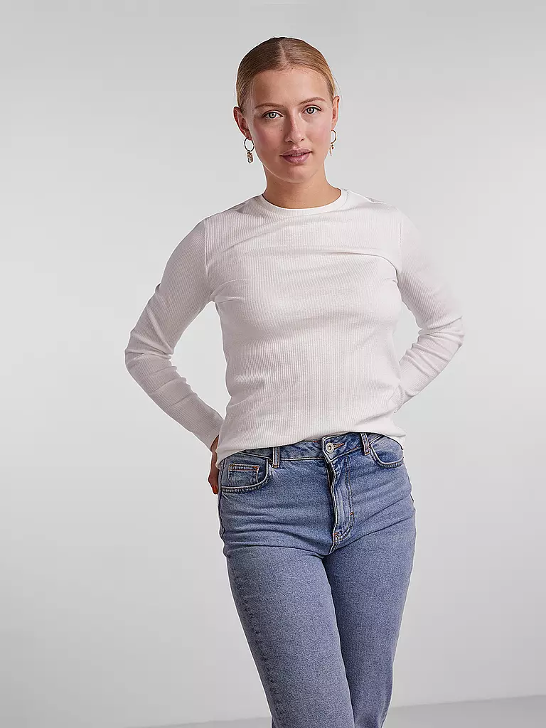 PIECES | T-shirt à manches longues PCRUKA | creme