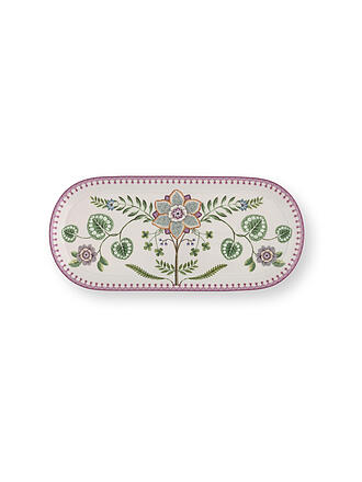 PIP STUDIO | Plat à gâteau LILY & LOTUS 33x15,5cm Blanc cassé