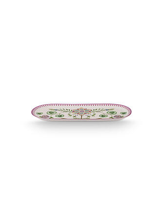 PIP STUDIO | Plat à gâteau LILY & LOTUS 33x15,5cm Blanc cassé