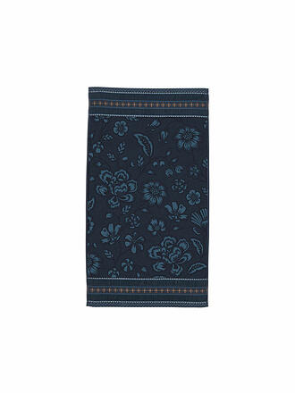 PIP STUDIO | Serviette JASMIN JACQUARD 55x100cm Bleu foncé