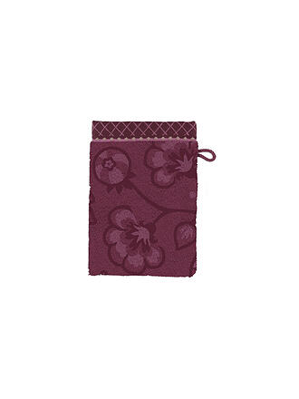 PIP STUDIO | Gant de toilette JASMIN JACQUARD 16x22cm Rose foncé