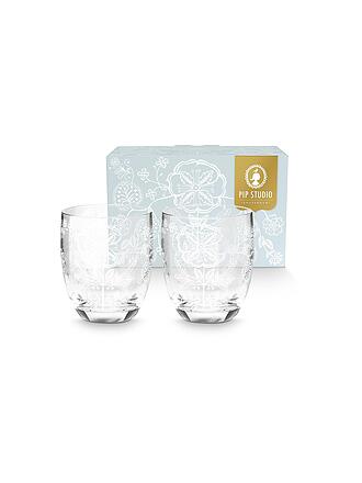PIP STUDIO | Verre à eau lot de 2 280ml Flower White
