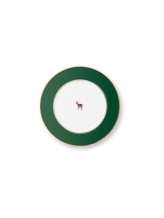 PIP STUDIO | Assiette à dessert 21cm LOVE BIRDS Vert foncé