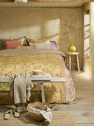 PIP STUDIO | Parure de lit en percale BODHI FLOWER 70x90cm/140x200cm Yellow
