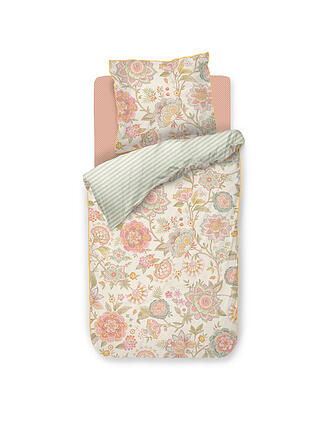 PIP STUDIO | Perkal Bettwäsche BOMBAY BOLD 70x90cm/140x200cm Off-White