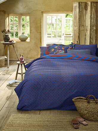 PIP STUDIO | Perkal Bettwäsche ALVIDA 70x90cm/140x200cm Bleu foncé