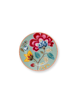PIP STUDIO | Assiette à dessert 17cm BLOOMING TALES Fantasy Blue