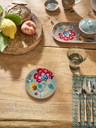 PIP STUDIO | Assiette à dessert 17cm BLOOMING TALES Fantasy Blue