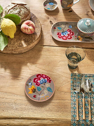PIP STUDIO | Assiette à dessert 17cm BLOOMING TALES Fantasy Khaki