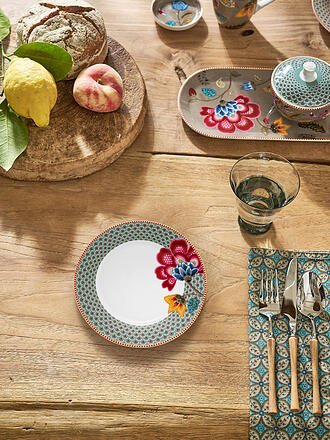 PIP STUDIO | Assiette à dessert petite 21cm BLOOMING TALES Blue