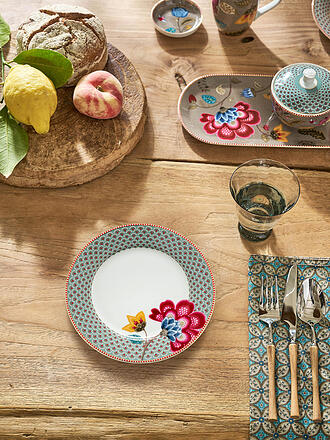 PIP STUDIO | Assiette à petit-déjeuner grande 23cm BLOOMING TALES Blue