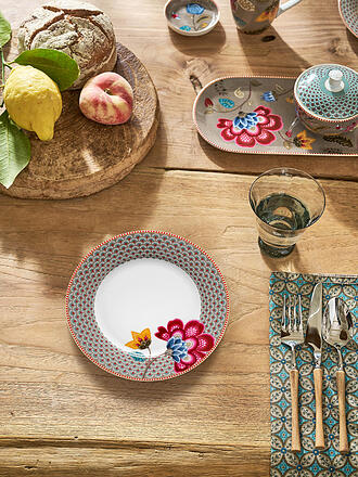 PIP STUDIO | Assiette à dessert grande 23cm BLOOMING TALES Kaki