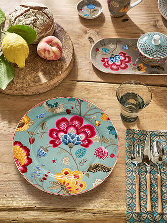 PIP STUDIO | Assiette de présentation 32cm BLOOMING TALES Fantasy Blue