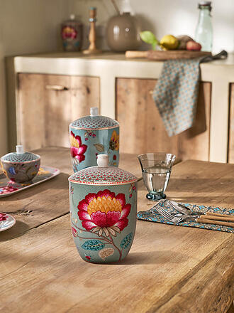 PIP STUDIO | Boîte avec couvercle 1500ml BLOOMING TALES Fantasy Blue