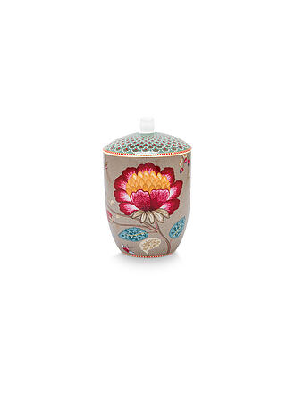 PIP STUDIO | Boîte avec couvercle 1500ml BLOOMING TALES Fantasy Kaki