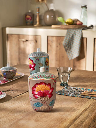 PIP STUDIO | Boîte avec couvercle 1500ml BLOOMING TALES Fantasy Kaki