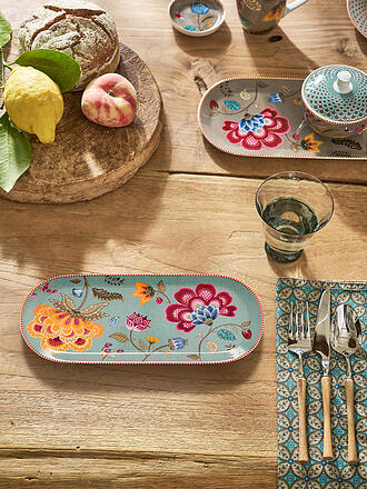 PIP STUDIO | Plat grand 33x15,5cm BLOOMING TALES Fantasy Blue
