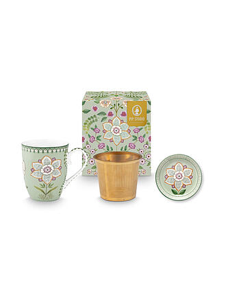 PIP STUDIO | Set à thé Tea for One 3 pièces LILY&LOTUS Vert clair