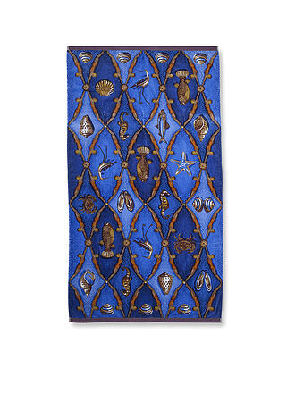 PIP STUDIO | Velours - Serviette de plage LITTLE SEA 100x180cm Bleu