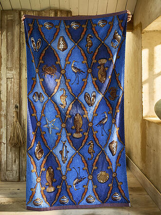 PIP STUDIO | Velours - Serviette de plage LITTLE SEA 100x180cm Bleu