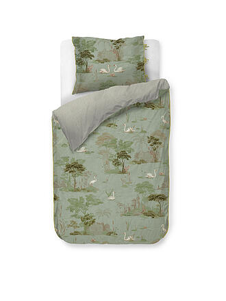 PIP STUDIO | Parure de lit en percale DARJEELING DAYS 70x90cm/140x200cm Vert