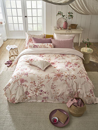 PIP STUDIO | Parure de lit en percale EVERBLOMM 70x90cm/140x200cm Rose clair