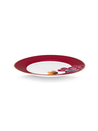 PIP STUDIO | Assiette à déjeuner BLOOMING TALES 23cm Fantasy Rouge Foncé