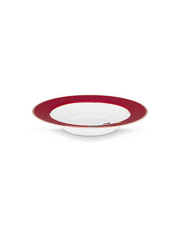 PIP STUDIO | Assiette creuse BLOOMING TALES 21,5cm Fantasy Rouge foncé