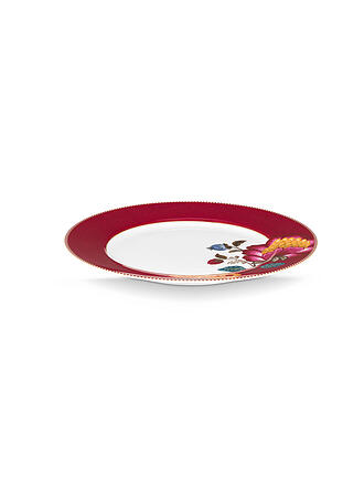 PIP STUDIO | Assiette plate BLOOMING TALES 26,5cm Fantasy Rouge Foncé