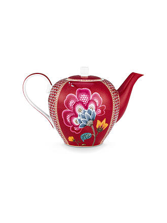 PIP STUDIO | Théière BLOOMING TALES 1600ml Fantasy Rouge Foncé